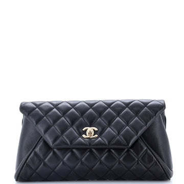 Chanel Fold Up Again Clutch Quilted