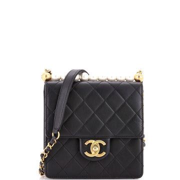 Chanel Chic Pearls Flap Bag Quilted