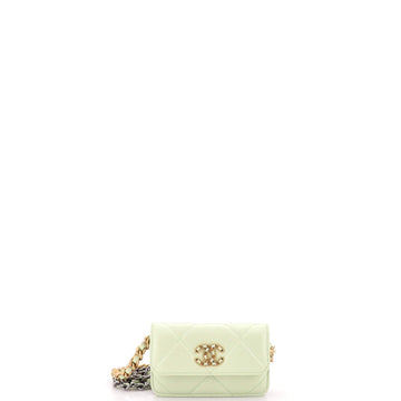 Chanel 19 Clutch With Chain Quilted