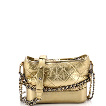 Chanel Gabrielle Hobo Quilted Metallic