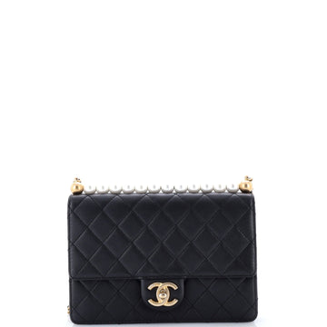 Chanel Chic Pearls Flap Bag Quilted