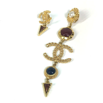 Chanel Cc Logo Clip-On Earrings Metal