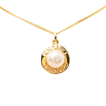 Chanel Vintage Pendant Necklace Metal