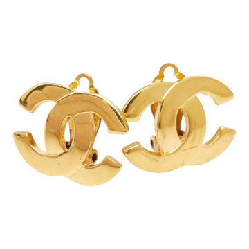 Chanel Cc Logo Clip-On Earrings Metal