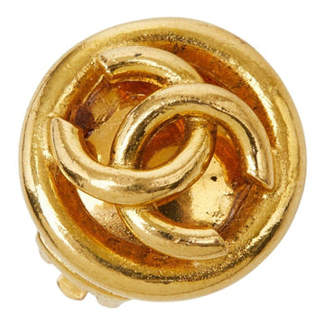 Chanel Cc Logo Round Clip-On Single