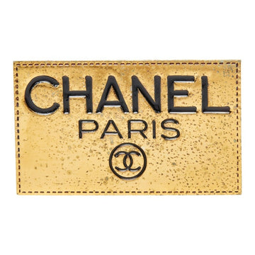 Chanel Plate Brooch Metal