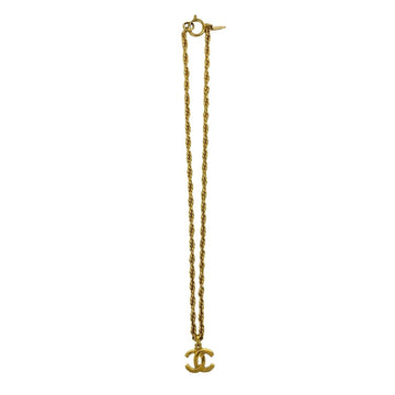 Chanel Cc Logo Pendant Necklace Metal