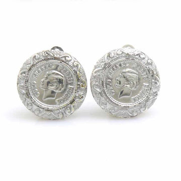Chanel Clip-On Earrings Silver-