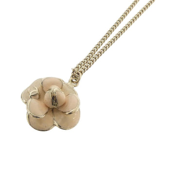 Chanel Pendant Necklace Metal Gold And