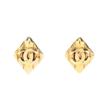 Chanel Cc Logo Clip-On Earrings Metal