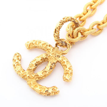 Chanel Cc Logo Pendant Necklace Metal