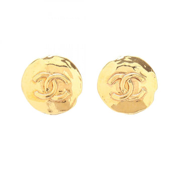 Chanel Cc Logo Clip-On Earrings Metal
