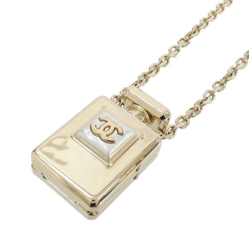 Chanel Pendant Necklace Metal White