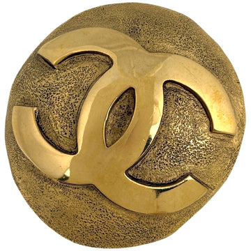Chanel Cc Logo Brooch Metal