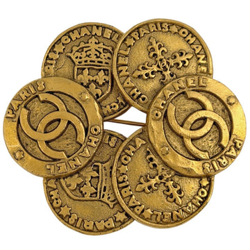 Chanel Cc Logo Brooch Metal