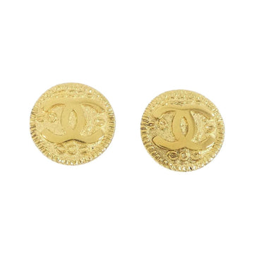 Chanel Clip-On Earrings Gold-
