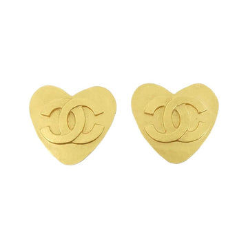 Chanel Clip-On Earrings Gold-