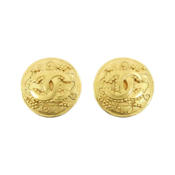 Chanel Earrings Gold-Tone Metal
