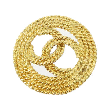 Chanel Brooch Gold-Tone Metal