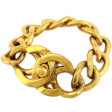 Chanel Cc Logo Turnlock Chain Bracelet