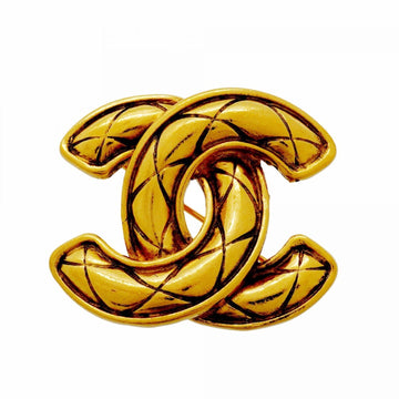 Chanel Cc Logo Brooch Metal