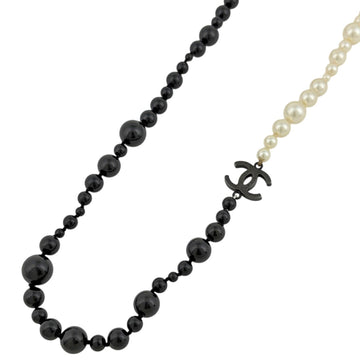 Chanel Cc Logo Pendant Necklace Metal