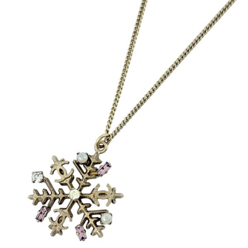 Chanel Cc Logo Pendant Necklace Metal