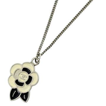 Chanel Cc Logo Pendant Necklace Metal