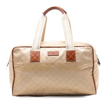Gucci Gg Nylon Web Travel Bag Pre-Loved