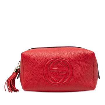 Gucci Leather Soho Cosmetic Pouch Pre-