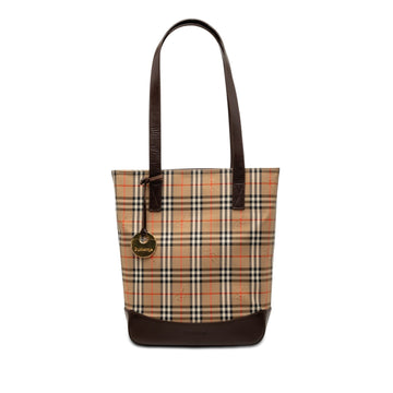 Burberry Haymarket Check Canvas Tote