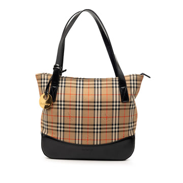 Burberry Haymarket Check Canvas Tote