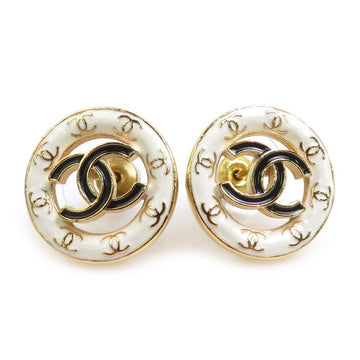 Chanel Cc Logo Pierce Earrings