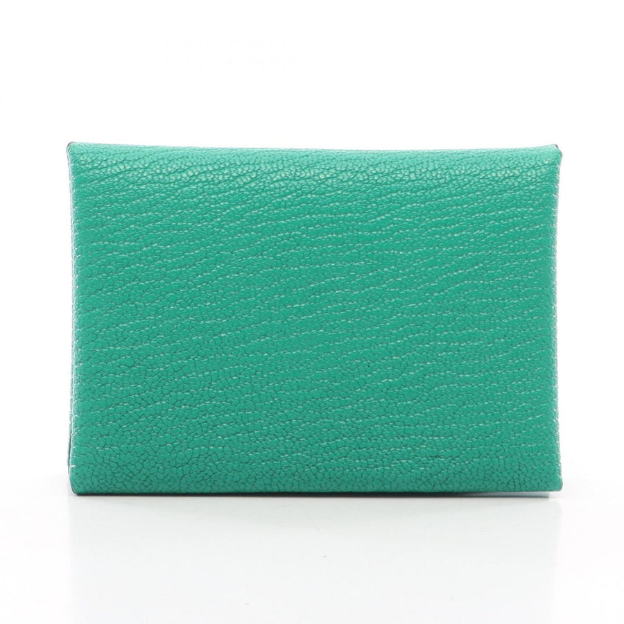 Hermes Calvi Duo Coin Wallet U Chevre