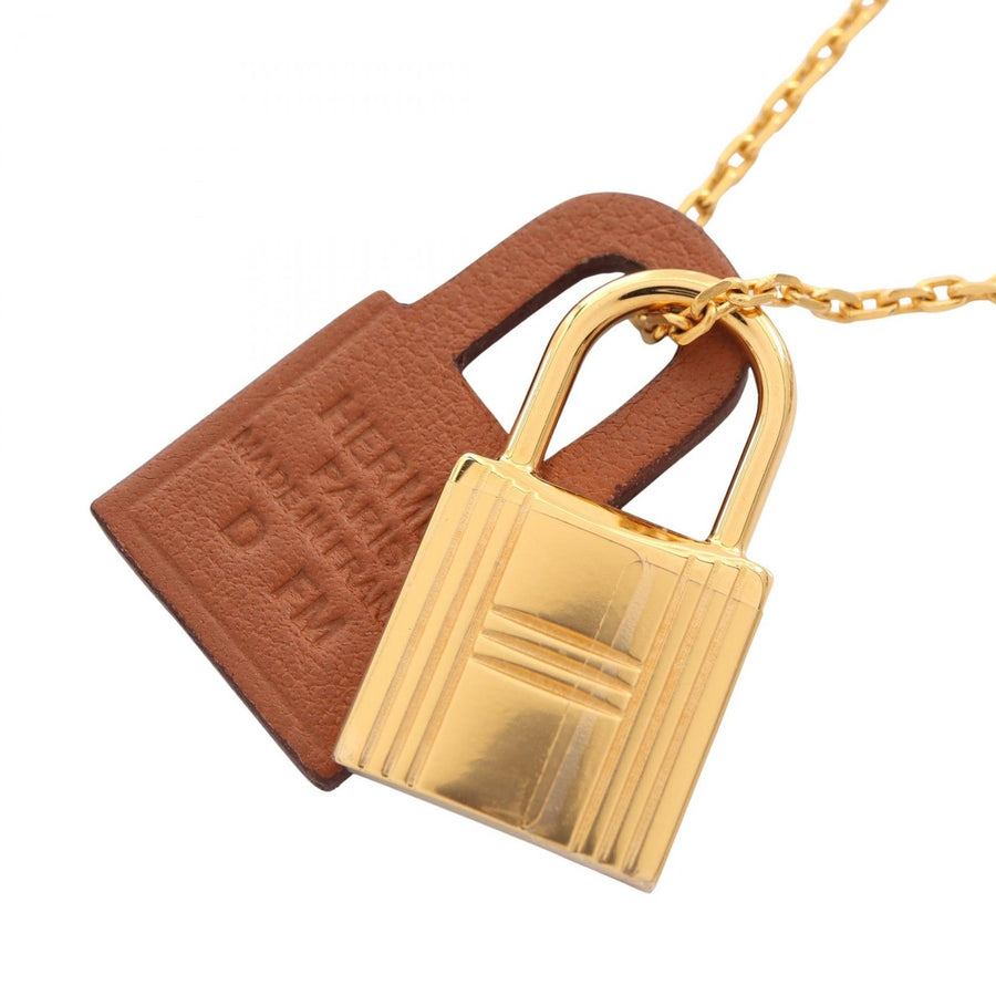 Hermes O'Kelly Padlock Necklace Pendant