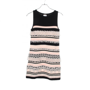 Chanel Coco Mark Lace Striped Sleeveless