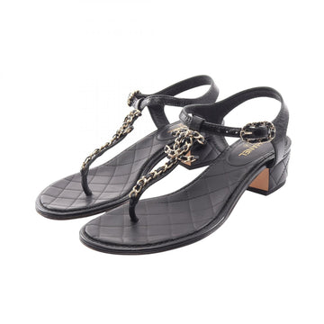 Chanel Coco Mark Sandals Heelas Shoes