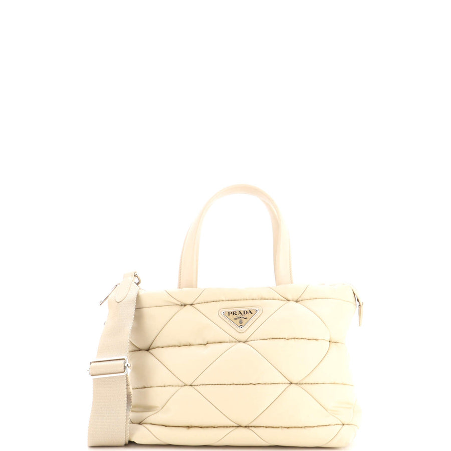 Prada Padded Tote Bag Quilted Re-Nylon