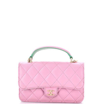 Chanel Classic Top Handle Flap Phone