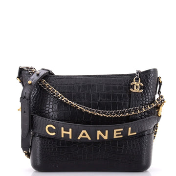 Chanel Gabrielle Hobo With Logo Handle