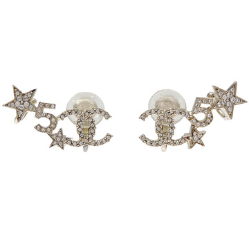 Chanel Cc Logo Star Clip-On Earrings