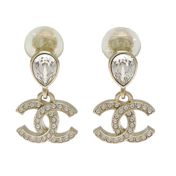 Chanel Cc Logo Clip-On Earrings Metal