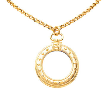 Chanel Cc Logo Chain Pendant Necklace