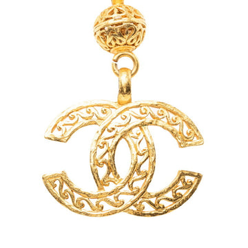 Chanel Cc Logo Chain Pendant Necklace
