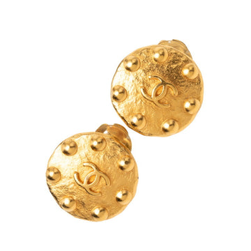 Chanel Cc Logo Clip-On Earrings Metal