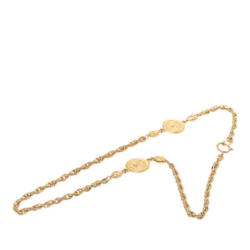 Chanel Cc Logo Chain Pendant Necklace