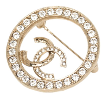 Chanel Cc Logo Brooch Metal