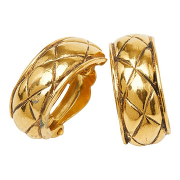 Chanel Clip-On Earrings Gold-