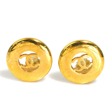 Chanel Earrings Gold-Tone Metal
