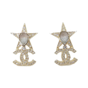 Chanel Earrings Gold-Tone Metal